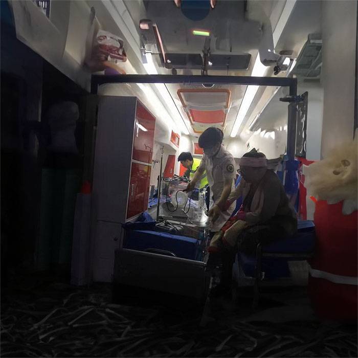 甘肃省人民医院租赁私家救护车转院到泰兴市红十字医院出租救护车多少钱