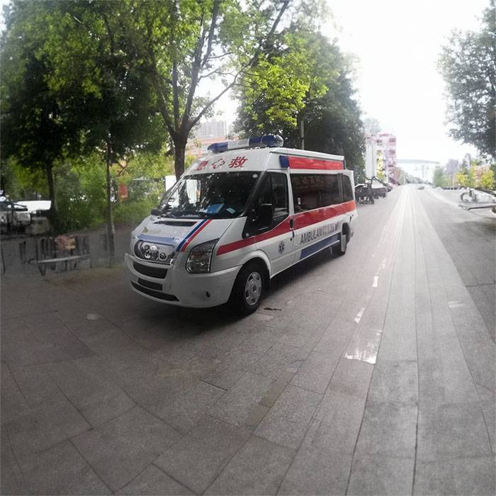 甘肃省兰州新区区急救车护送到铜川市市辖区 长途救护车
