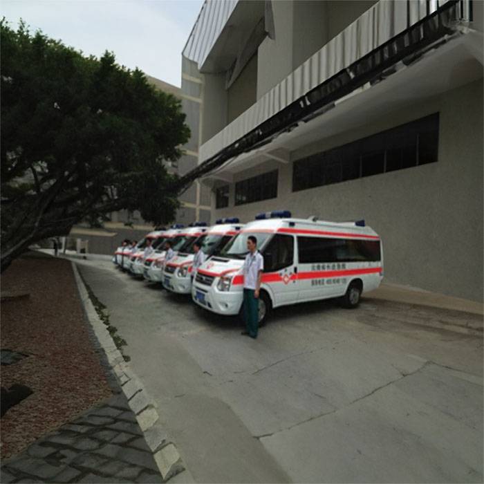 甘肃中国人民医院预约私人救护车转运到武汉市江岸区贷山医院 哪里有出租救护车的