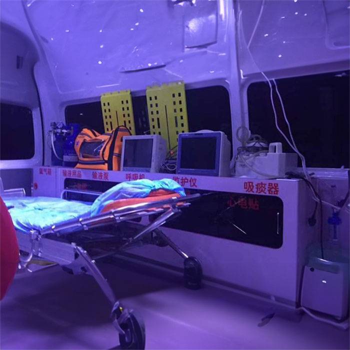 甘肃兰州七里河区医院120救护车护送到鄂尔多斯市准格尔旗 救护车出租转运