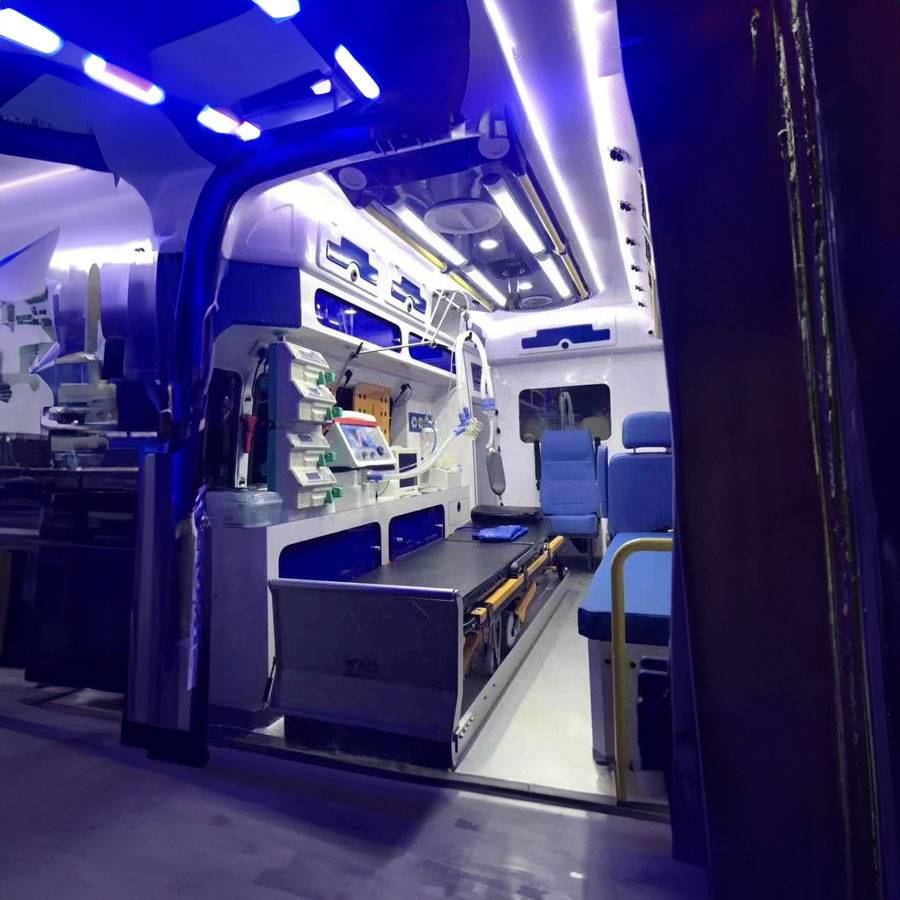 临夏回族康乐县急救车护送到中山市 急救转运车租赁