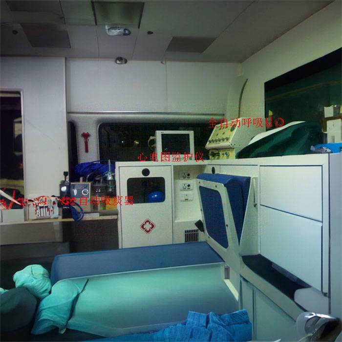 庆阳市环县私人救护车出租到南通市海安县 救护车租赁