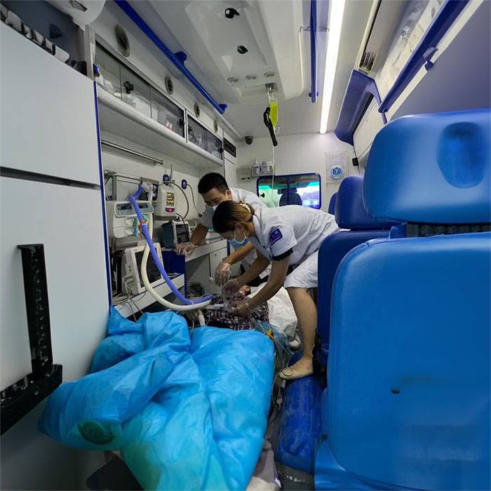 定西市市辖区私人救护车到赤峰市林西县 租救护车电话