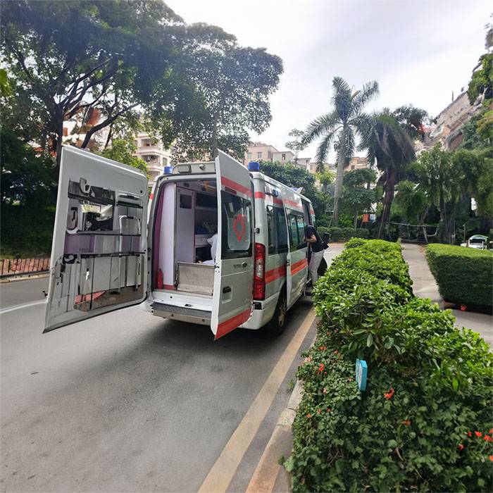 甘肃兰州市救护车护送到张家口市 救护车租用救护车