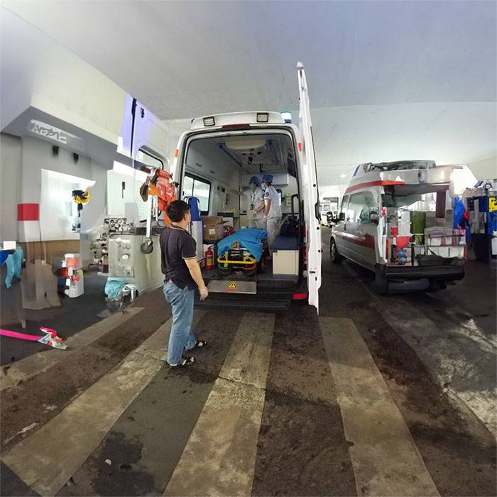 甘肃兰州榆中区私人救护车护送到忻州市五寨县 救护车转运