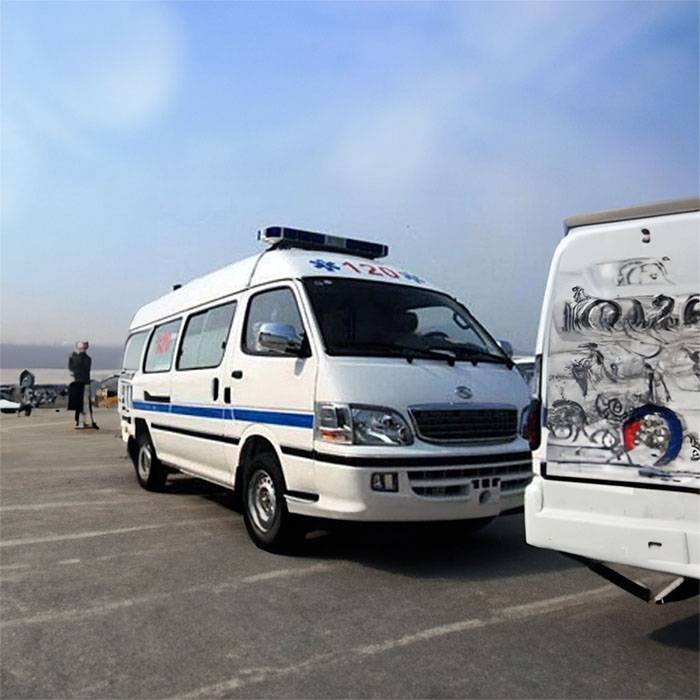 兰州皋兰医院救护车护送到黑河市嫩江县 长途救护车租车