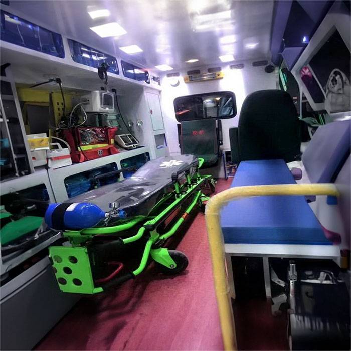 白银市白银区医院120急救车租赁到郑州市金水区 专业救护车出租电话