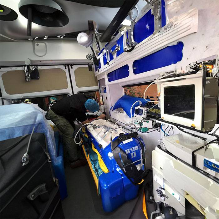 甘肃省兰州市医院救护车到白银市 租救护车多少钱一辆