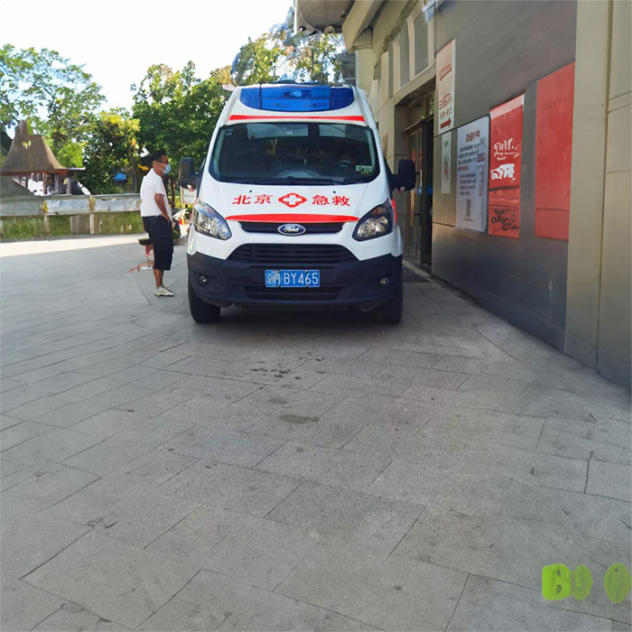 兰州市城关区私人救护车转运到大同市灵丘县 救护车租赁