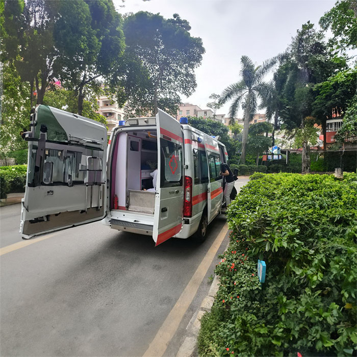 兰州区总医院预约私人救护车转运到无为县纺织厂医院 哪里有出租救护车