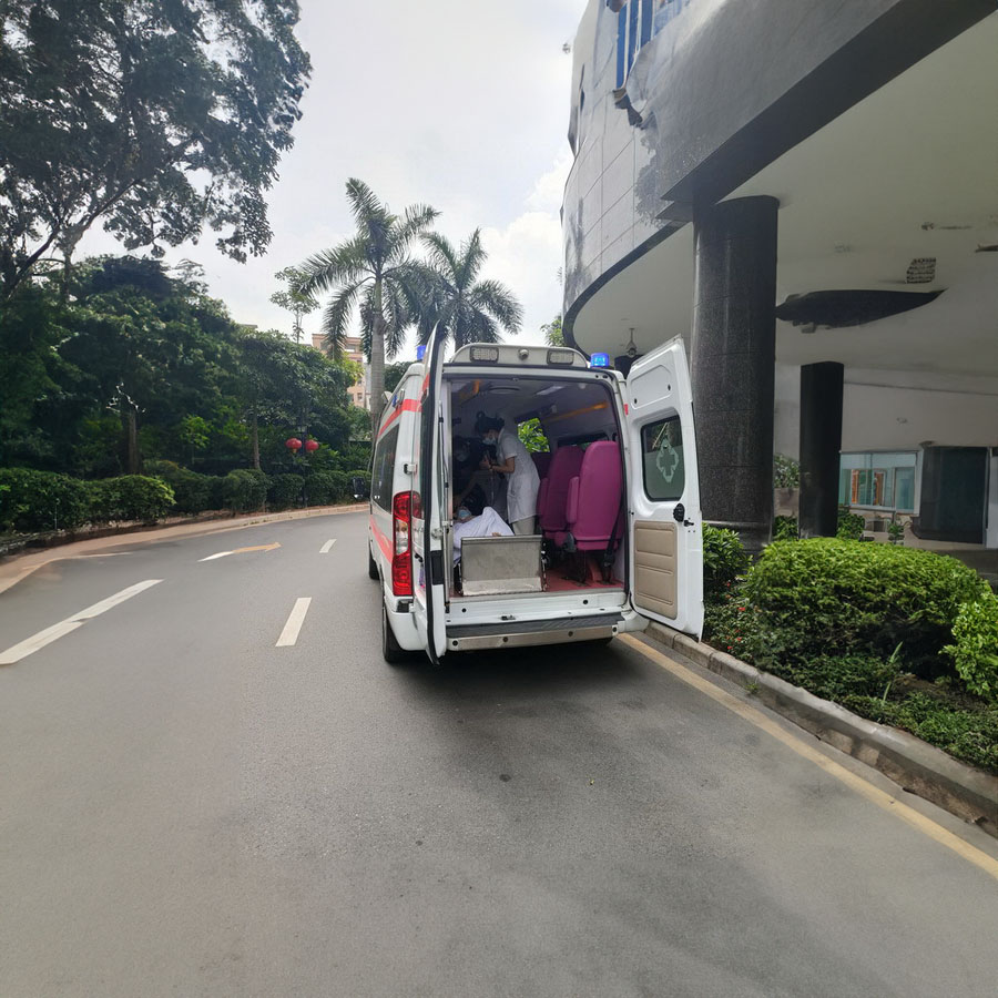 陇南市徽县医院急救车转运到湘西土家族苗族凤凰县 国外救护车收费